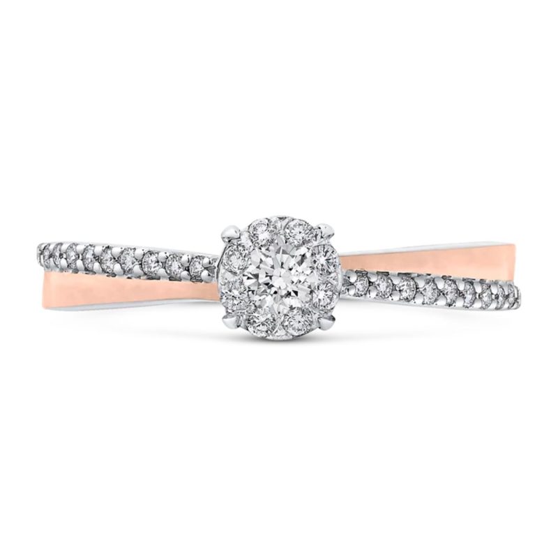 18K White Gold Three Diamond Bezel Bracelet - Image 2
